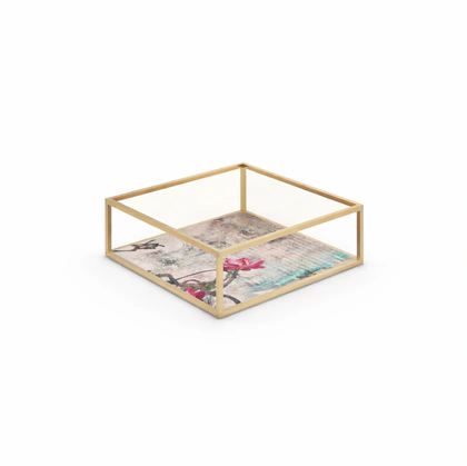 Tavolino Wire Glass di Migliorino