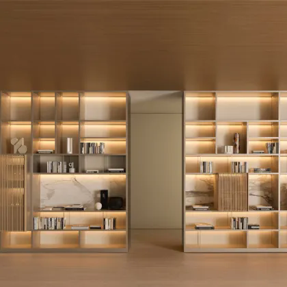 Libreria componibile 505 UP SYSTEM 01 di Molteni & C