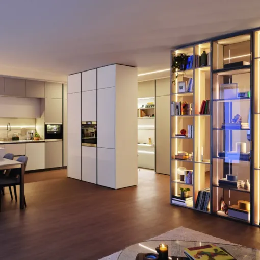  Libreria divisoria Living 07 di Veneta Cucine