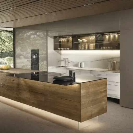 Cucina Design con isola 36e8 Project 2811 di Lago