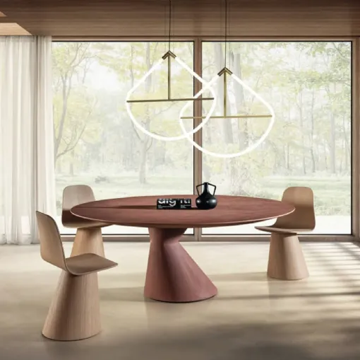  Tavolo Chapeau 2886 in resina di Lago