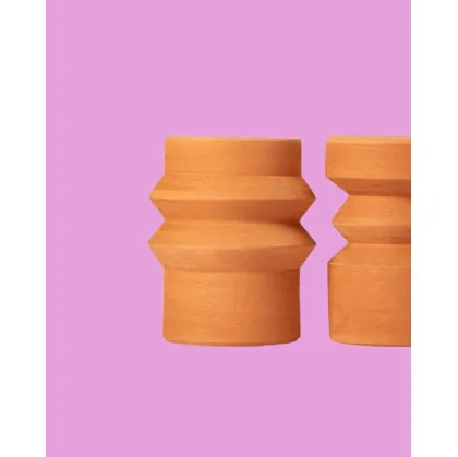 Tavolini in terracotta Mila e Milo di Miniforms