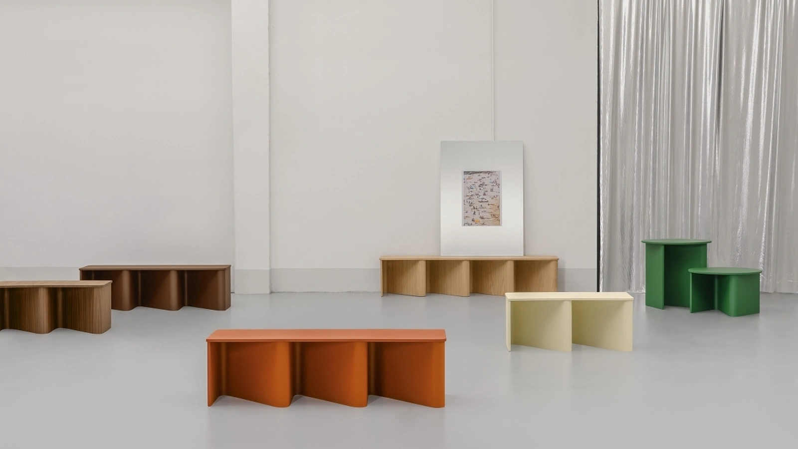 Tavolino Nami Coffee in laccato o legno di Miniforms