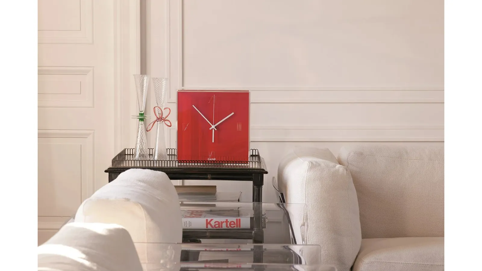 Orologio in plexiglas Tic e Tac di Kartell