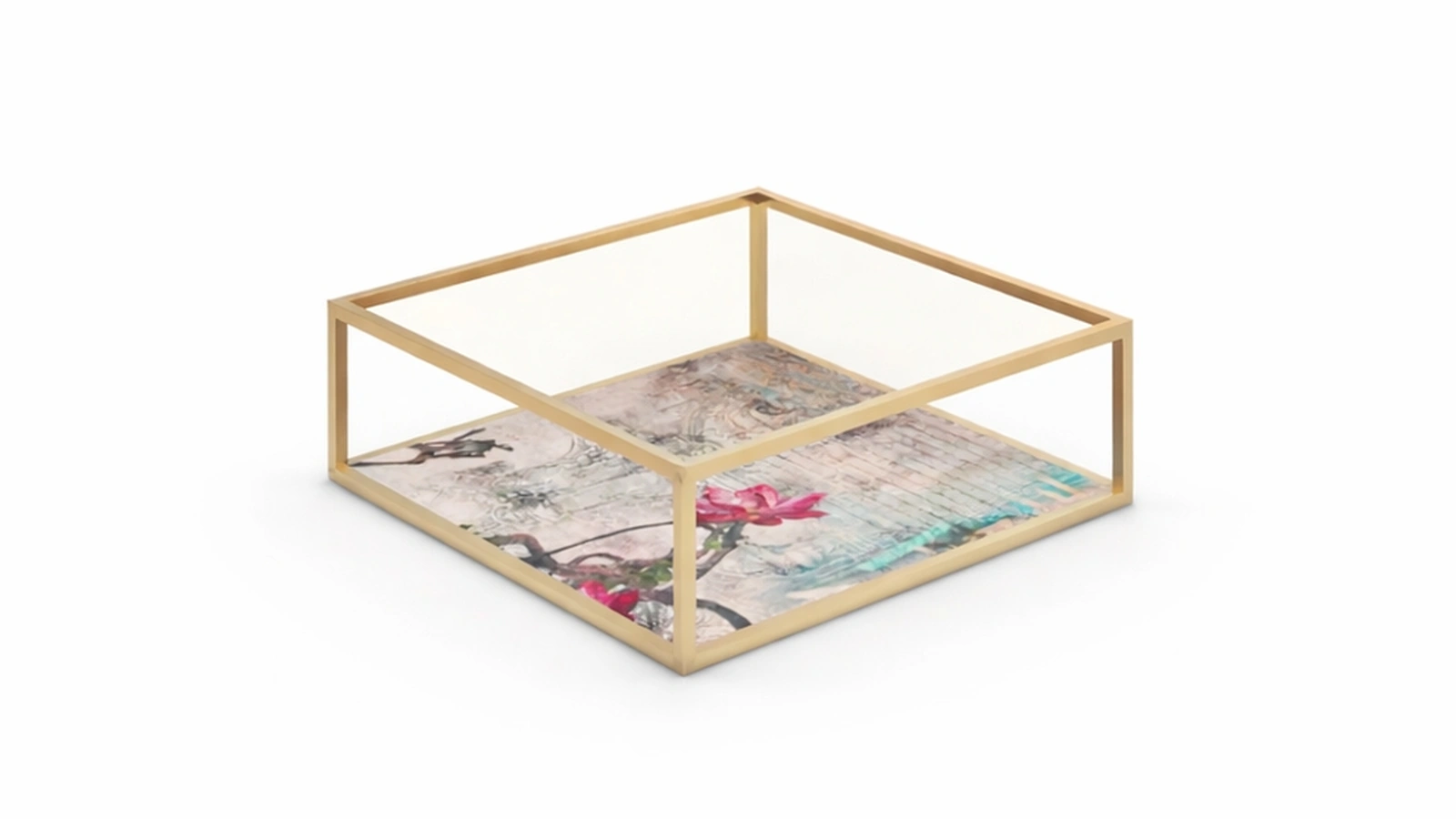 Tavolino Wire Glass di Migliorino