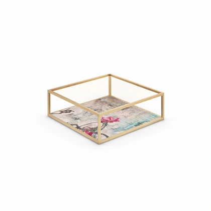 Tavolino Wire Glass di Migliorino