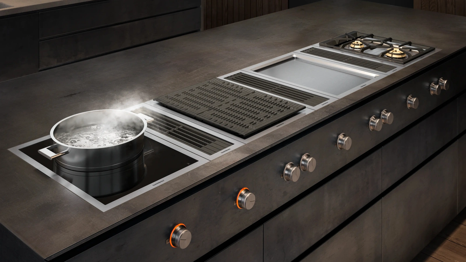 Piano cottura Vario Serie 400 Flex Induction di Gaggenau