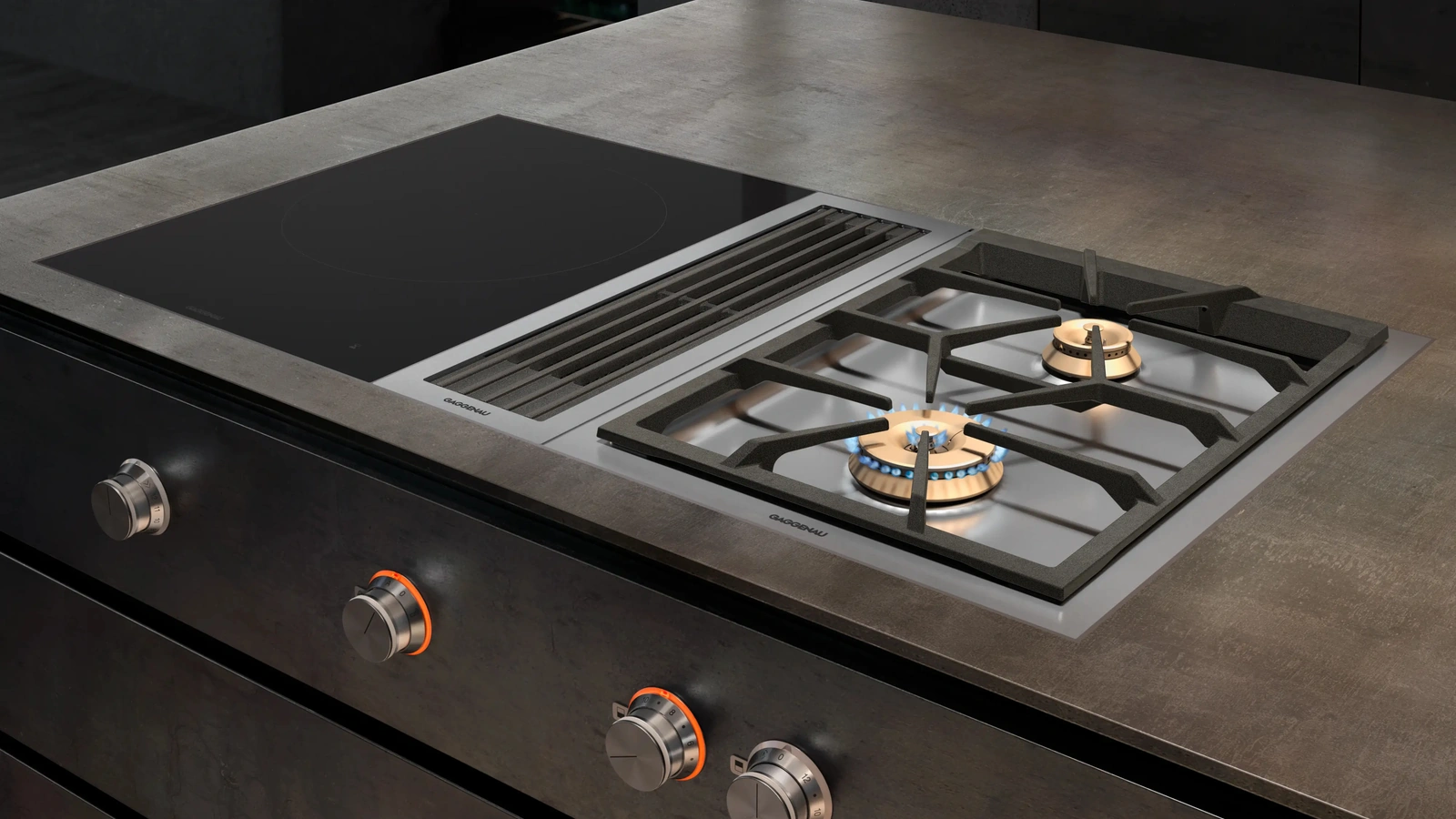 Piano cottura Vario Serie 400 Flex Induction di Gaggenau