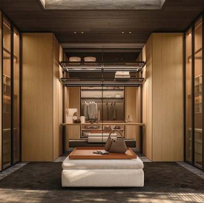 Cabina Armadio Gliss Master Rovere di Molteni & C