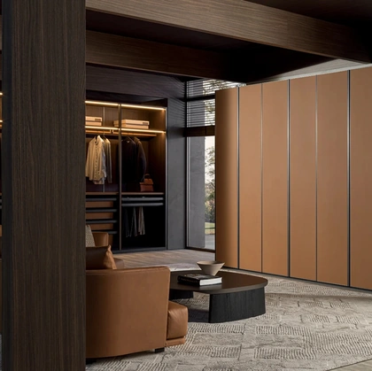 Armadio con ante battenti Gliss Master - Smooth Door di Molteni & C