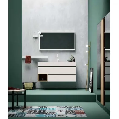 Mobile da Bagno sospeso in melaminico 45 02 di Birex