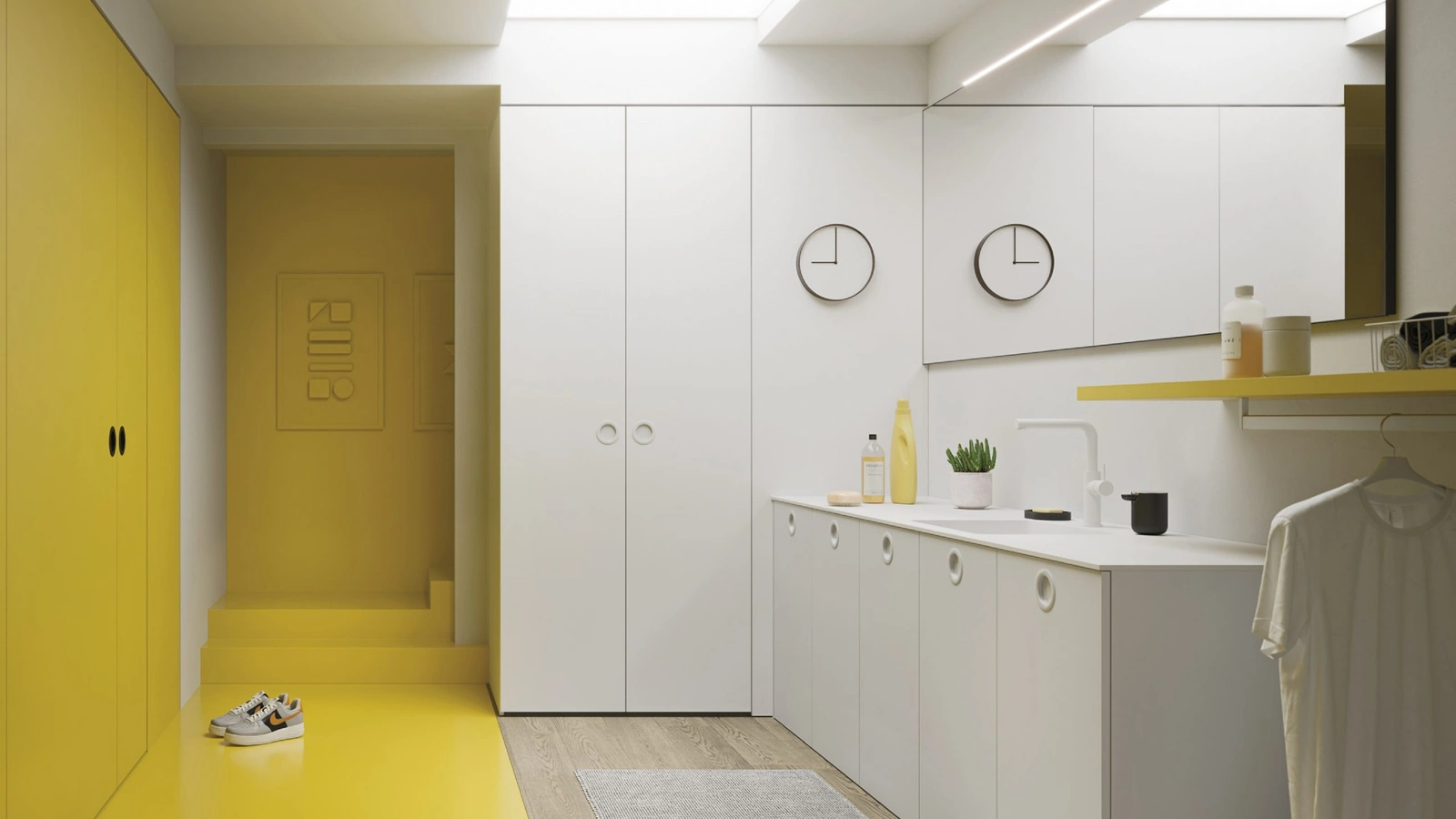 Mobile da Bagno per lavanderia Bolle 04 di Arbi