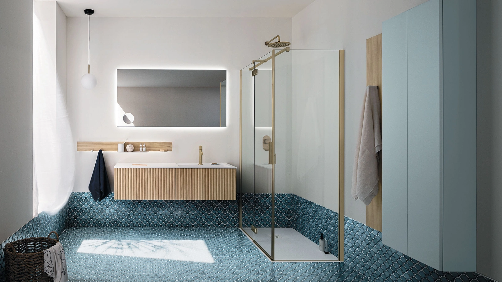 Mobile da Bagno sospeso Sky Ondina 05 in Rovere di Arbi