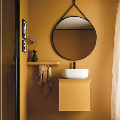 Mobile da Bagno sospeso Decor Cozy yellow di Arbi