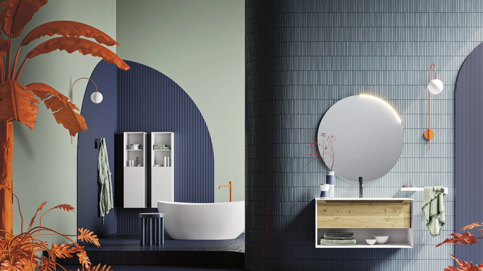 Mobile da Bagno sospeso Master 10 in Rovere di Arbi