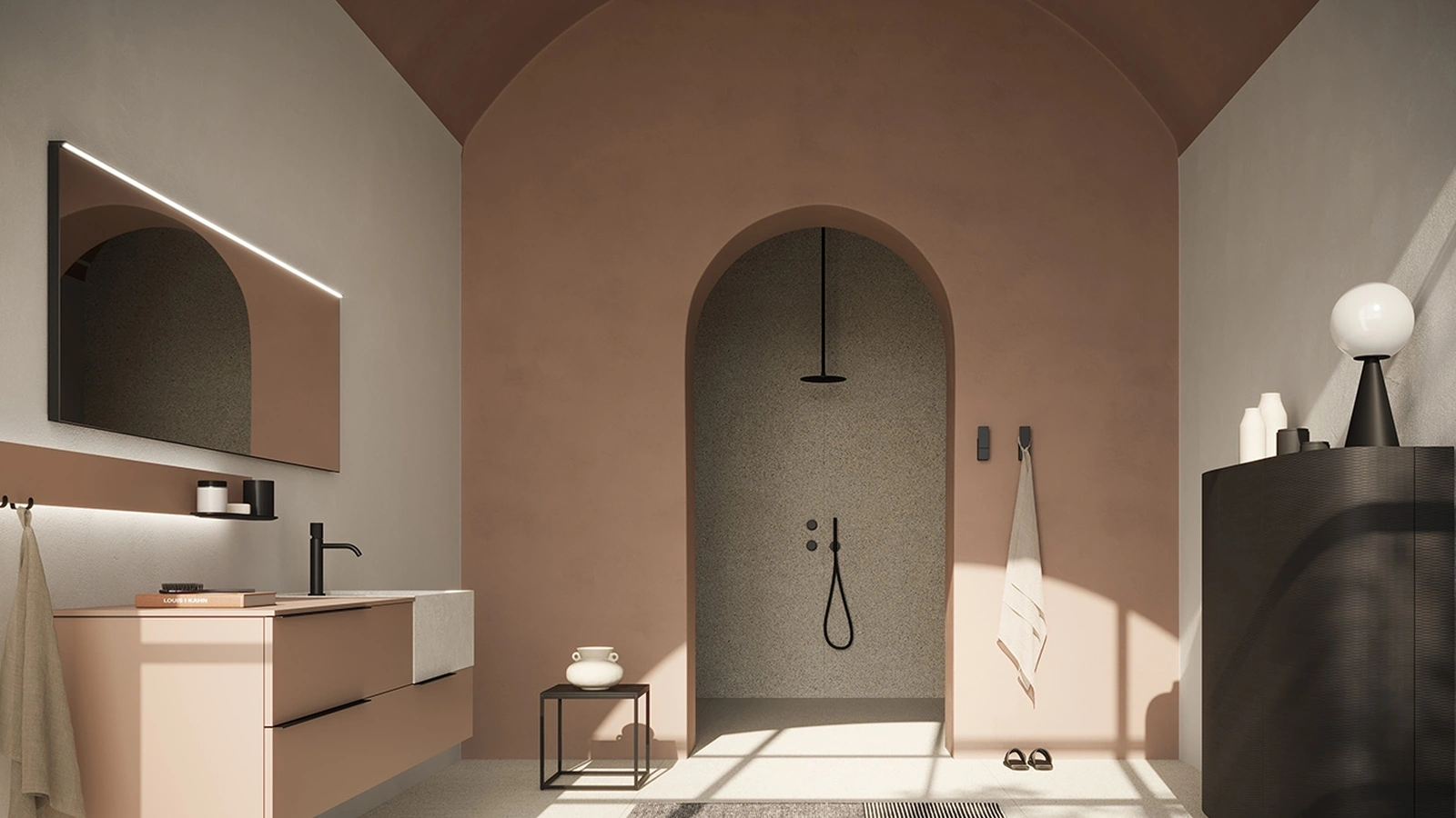 Mobile da Bagno sospeso Sky Liscio 14 di Arbi