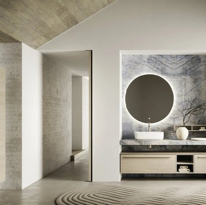 Mobile da Bagno sospeso Sky Liscio 34 di Arbi