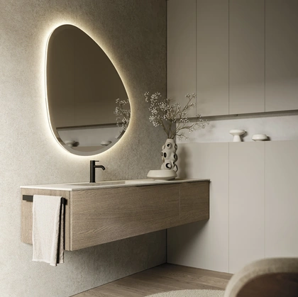 Mobile da Bagno sospeso Sky Liscio 35 di Arbi