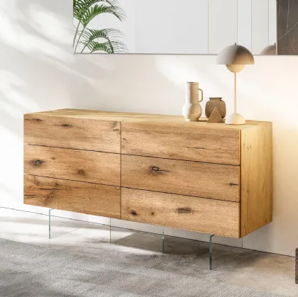 Comò 36e8 0649 in legno centenario di Lago