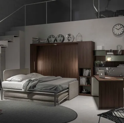 Letto a scomparsa Block System Comp 266 di Tumidei
