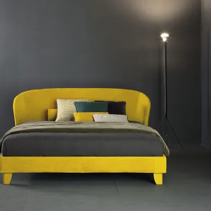 Letto in tessuto con testiera Carnaby di Twils