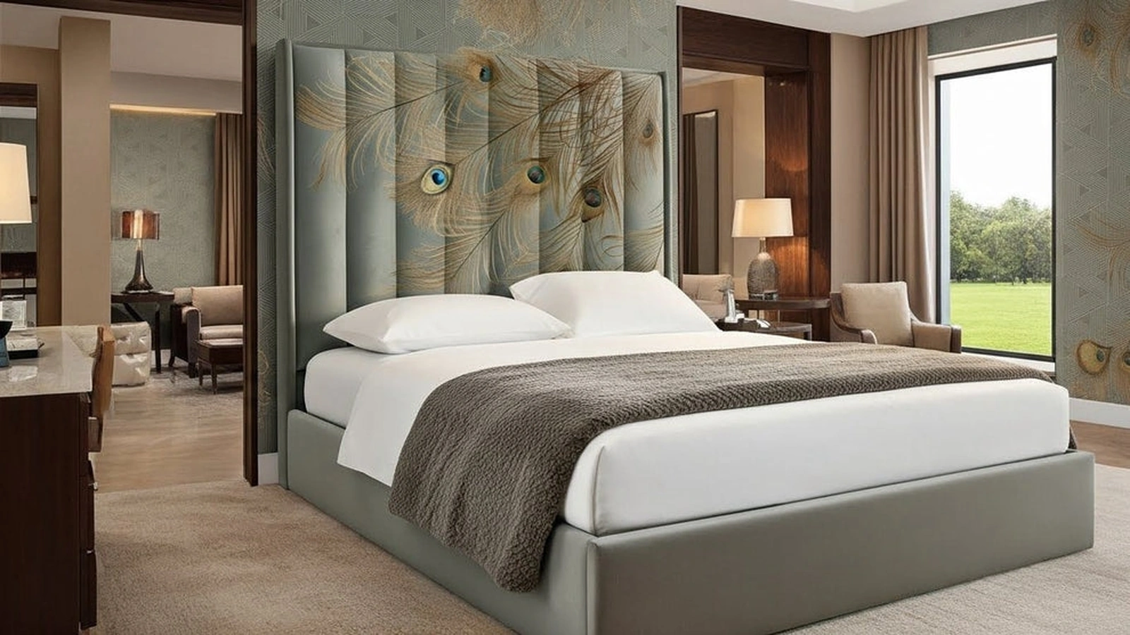 Letto in tessuto Diamond di Migliorino