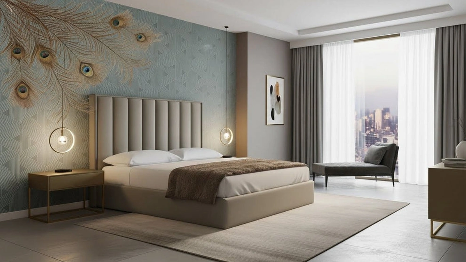 Letto in tessuto Diamond di Migliorino