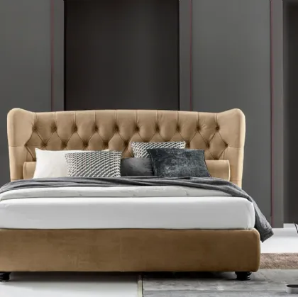 Letto con testiera in tessuto trapuntato Tommy Capitonné Twils