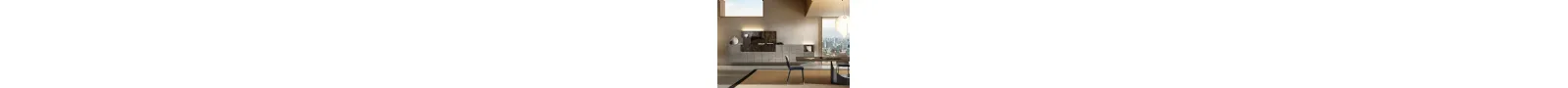 Mobile sospeso 36e8 Elegante in vetro laccato Grigio lucido di Lago