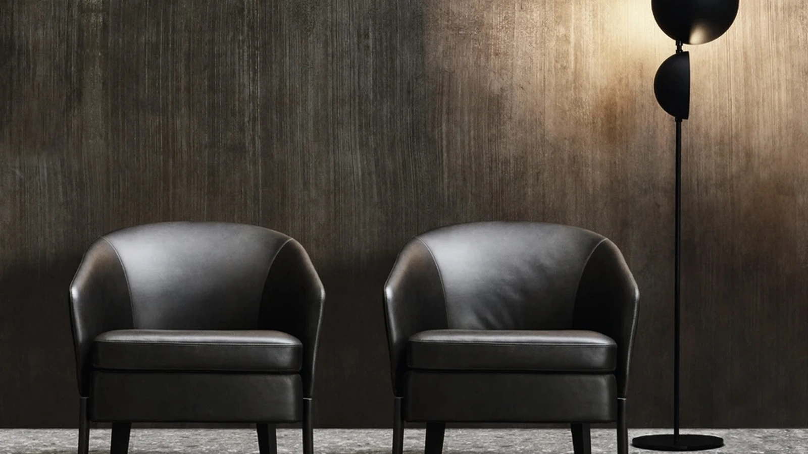Poltroncina in pelle Chelsea di Molteni & C