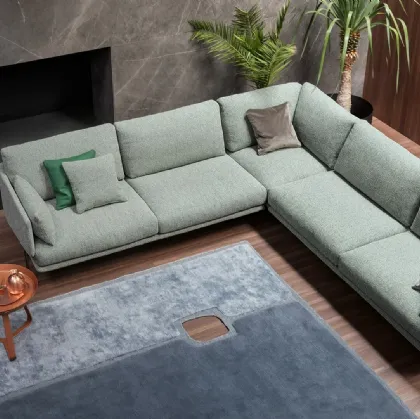 Divano ad angolo in tessuto Structure Sofa di Bonaldo