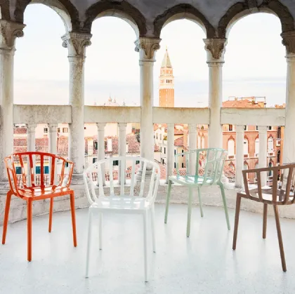 Sedia impilabile Venice di Kartell