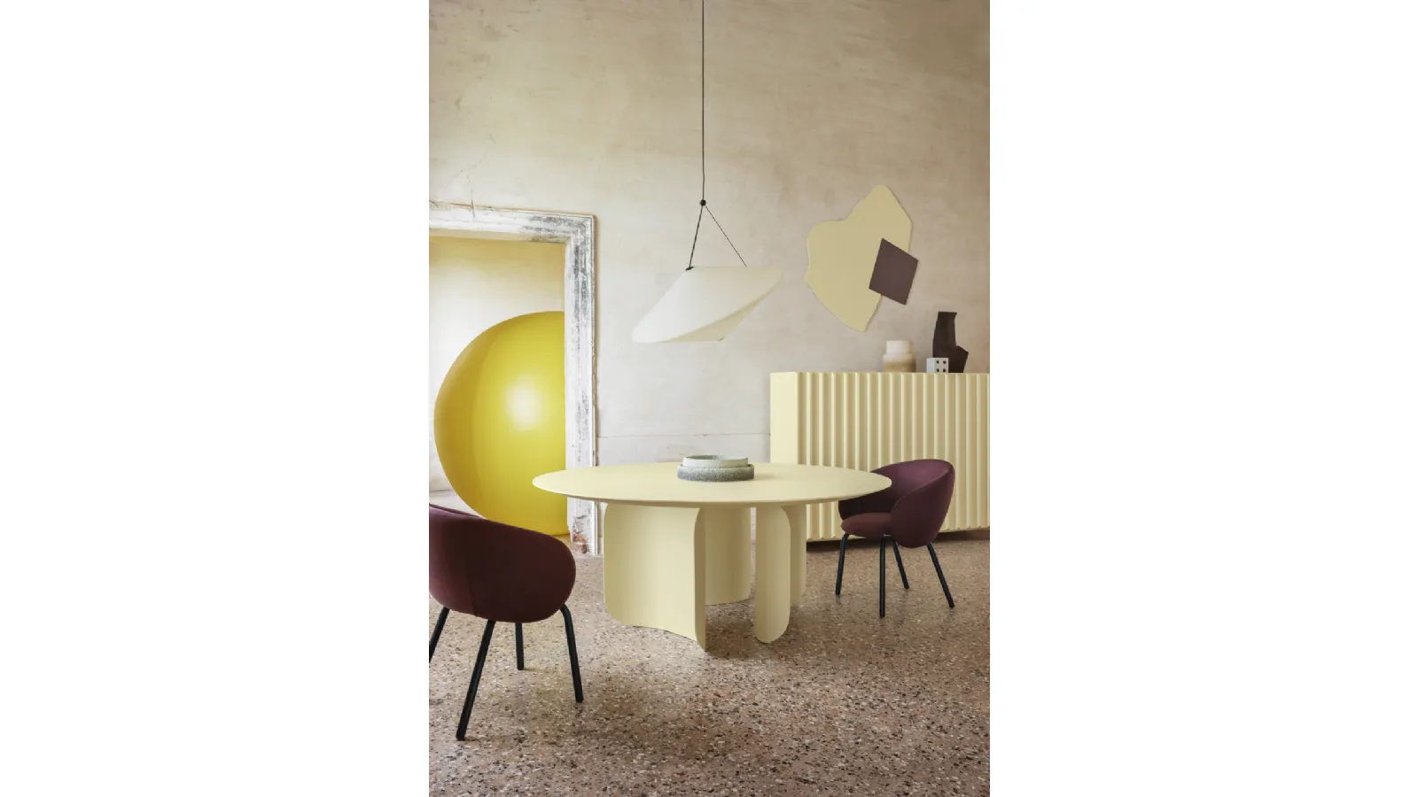 Tavolo rotondo Barry di Miniforms