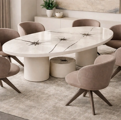 Tavolo Zahir Oval XL Glad di Migliorino