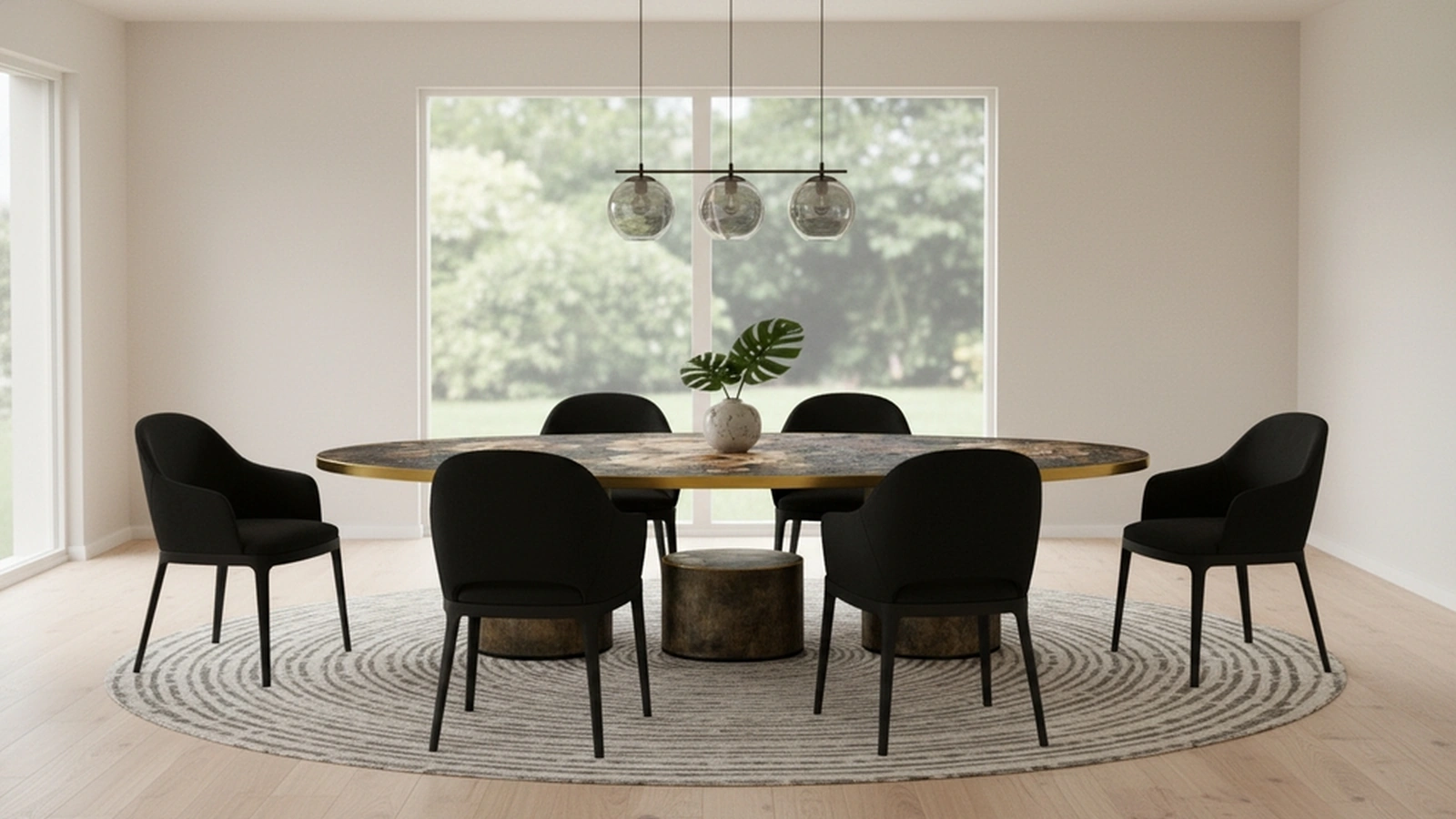 Tavolo Zahir Oval XL Silent di Migliorino