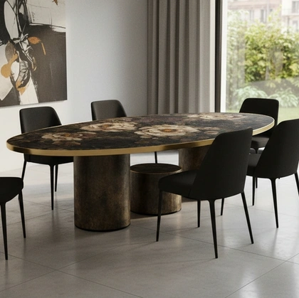 Tavolo Zahir Oval XL Silent di Migliorino