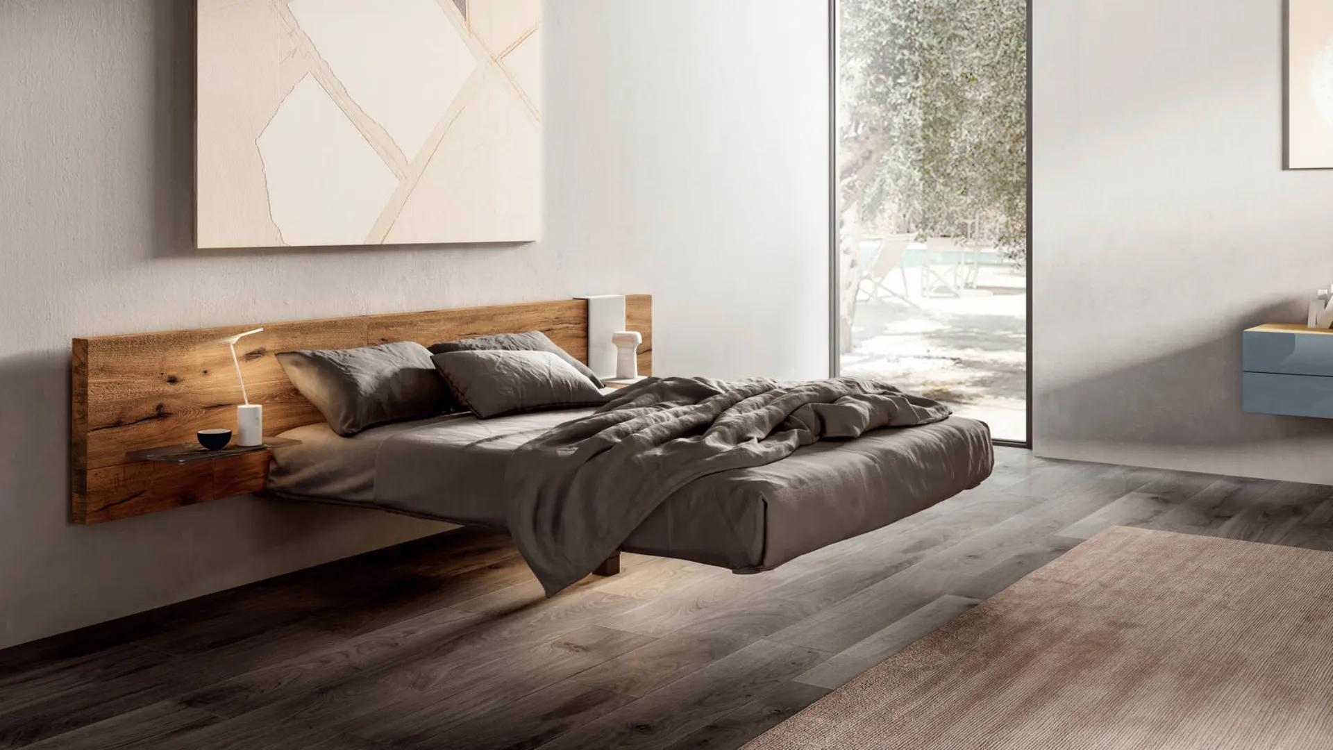 letto Fluttua Lago