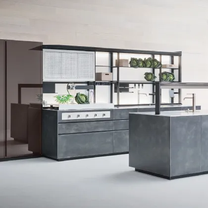 Cucina Design in linea Artematica in laccato 01 di Valcucine