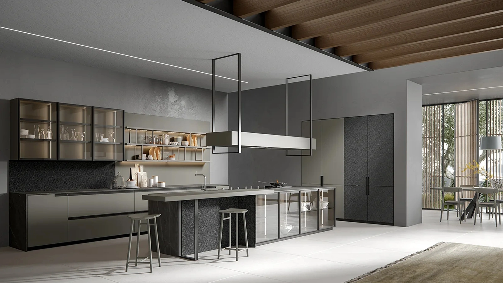 Cucina Moderna E03 Eclettica-Polis 03 di Scandola