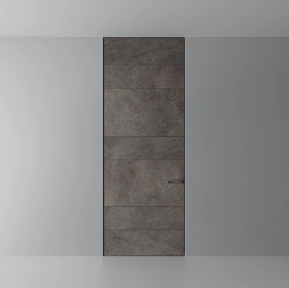 Porta per interni Radius Diamante Moka in gres di Rimadesio