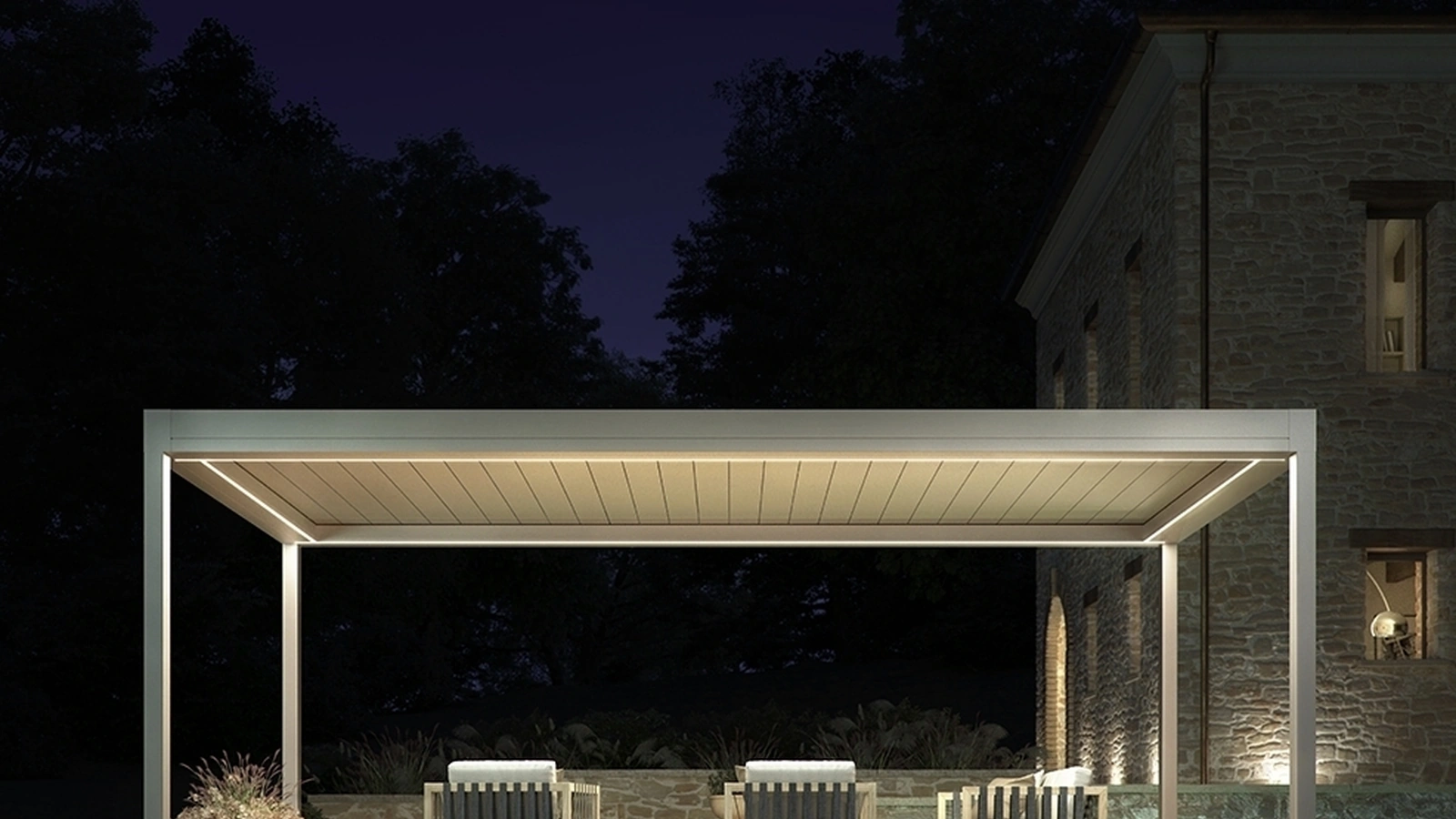 Pergola bioclimatica Brera S di Pratic