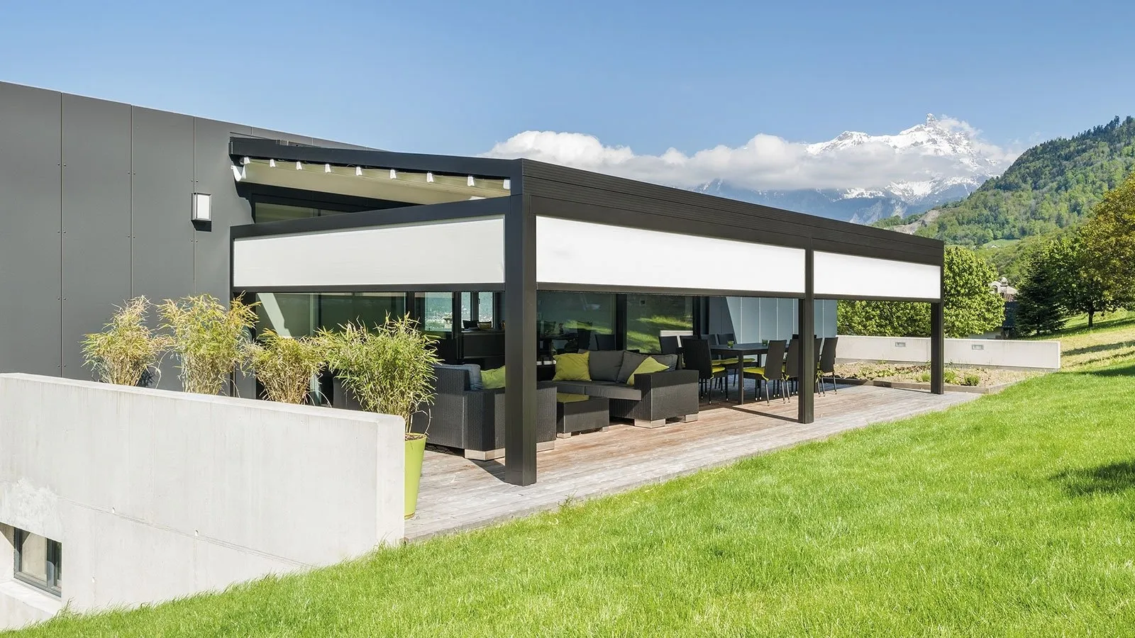 Pergola Quadra addossata di Gibus